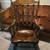 Vintage High back Circa 1972 wood rocking chair 1 thumbnail