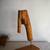 Large vintage mid century modern signed live edge wood sculpture 3 thumbnail