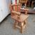 6- Log Bar Stools and Bar table-9'-8" L 4 thumbnail