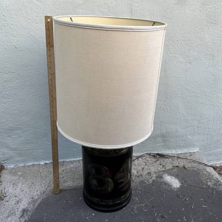 *Open to Offers* Frederick Cooper Tea Canister Tole 84 Lamp Large Blac - $450 (oakland hills / mills)63471475554817124