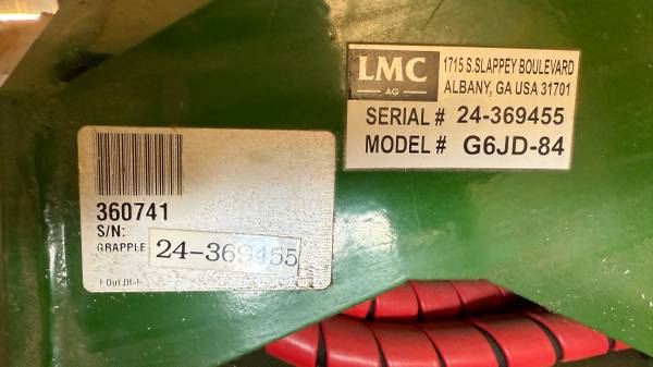 Grapple LMC 84” HD - $3,800 (Pass Christian)62945090890753122