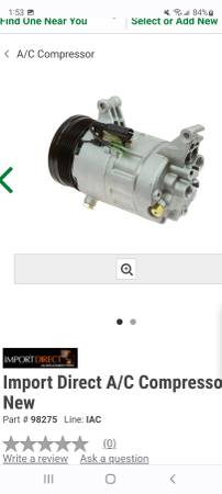 A/C compressor for Mini Cooper - $163471434387459121