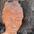 Hand-Sculpted Clay Face – Signed Ceramic Wall Art or Garden Decor 2 thumbnail