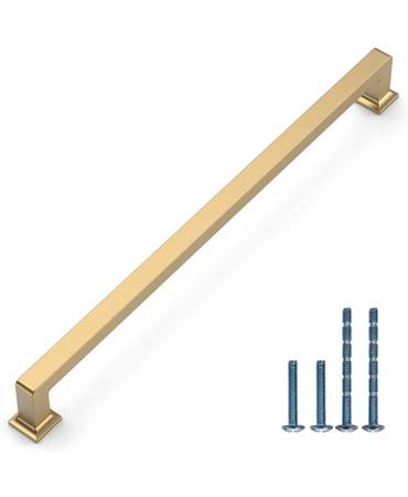 Coinkoly 12 Pack 10"(256mm) Champagne Bronze Cabinet Pulls 1