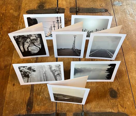 Eight Misty Views of Berkeley - Handmade Gift Cards + Envelopes 1