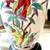Beautiful Asian 3-Way White Porcelain and Floral lamp 36.5” 6 thumbnail