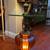 MCM  Hollywood Regency Glass Table Lamp 7 thumbnail