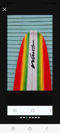 Wavestorm longboard surfboard - $150 (National city)63470103889537122