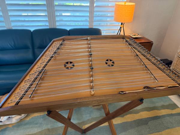 Webster Hammered Dulcimer with stands, tuner, hammers 1