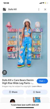 Care bear jean oufit set dolls kill 1