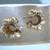 14K Gold Earrings retro natural Ocean shell design gorgeous 15 thumbnail