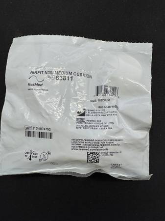 ResMed Climate Line Air Tubing and Airfit N301 cushion - $25 (dublin / pleasanton / livermore)63471233895939121