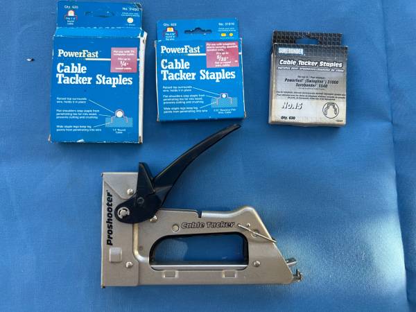 Cable Tacker Staple Gun 1