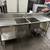 Two 24" x 20" Bowl Stainless Steel  Sink w/ Two 25" Drainboards 2 thumbnail
