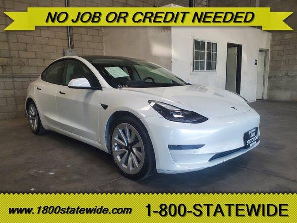 2022 Tesla Model 3 4dr Sedan NO JOB OR CREDIT NEEDED - $22,900 (+ 1-800-STATEWIDE)634765743787531223