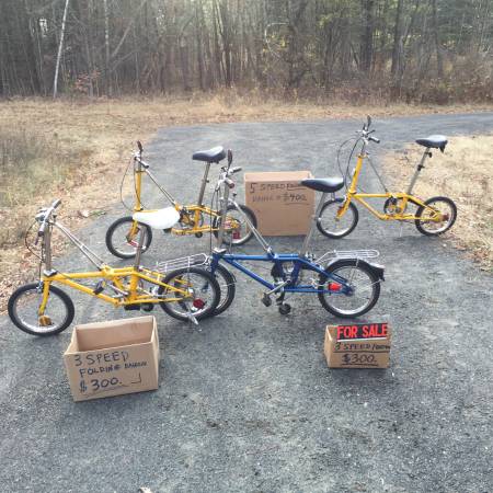 CUATRO (4) bicicletas plegables Dahon de 3 y 5 velocidades - $300 (Plattsburgh)63436999181185121
