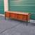 Vintage 1960s Mid Century Walnut Credenza Record Console Retro Boho 5 thumbnail