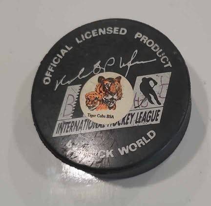 CINCINNATI CYCLONE HOCKEY PUCK 1