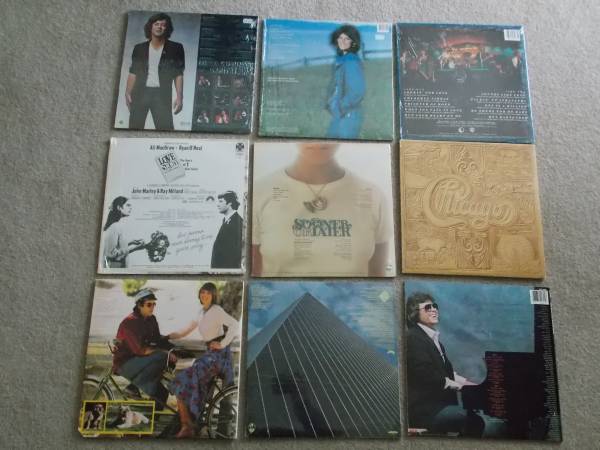 9 álbumes de discos de vinilo a $5 cada uno. Consulta la lista adjunta - $5 (redwood city)63471133145729121