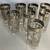 8 Kimiko Silver band Highball Glases MCM 6 thumbnail
