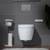 Woodbridge Toilet - Wall hung bidet / heater dryer 1 thumbnail