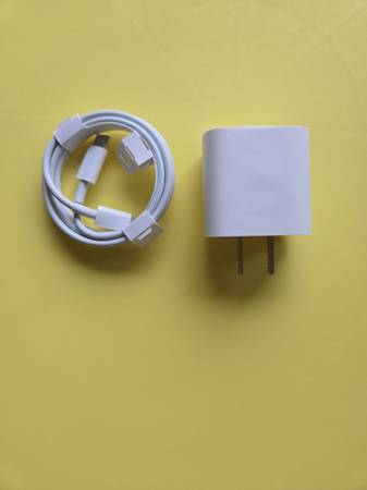 Iphone charging block + usb-c cable 1