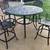 Patio Set Hanamint Tuscany Outdoor Furniture 4 Seat Counter Height Dining Set 5 thumbnail