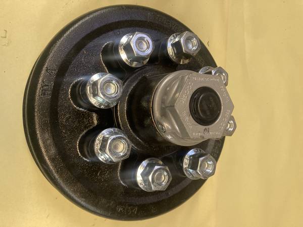 Trailer Hub Brake Drum kit 8K Axle 12-1/4"x3-3/8" 5/8 stud--K4 1