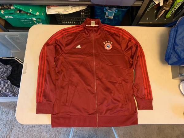 Adidas Performance Germany FC Bayern Munchen Tracksuit Jacket Mens XL 1
