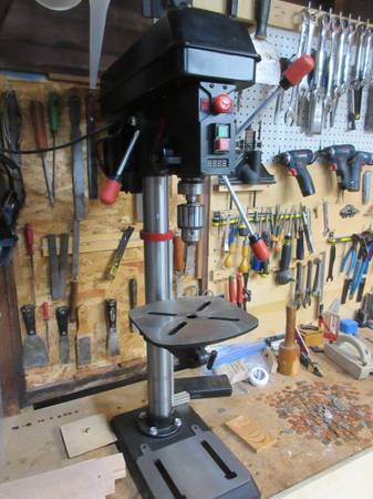 drill press 3/4HP variable speed with laser, benchtop like new 1