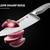 WIZEKA 15 Pieces Professional Kitchen Knife Set with Block - BRAND NEW 2 thumbnail