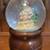 Vintage 1980's Musical Snow Globe Santa in His Sleigh with Reindeer an 3 thumbnail