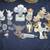 Angel figurines, Ceramic Crosses, Nativity Set, wind chime, candle lot 2 thumbnail