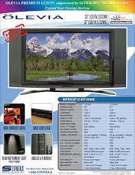 Olevia 32" LCD Color TV, Model LT 32HV with Remote 1