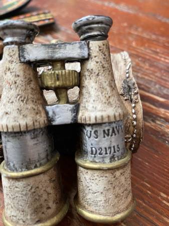 vintage navy binoculars decor 1
