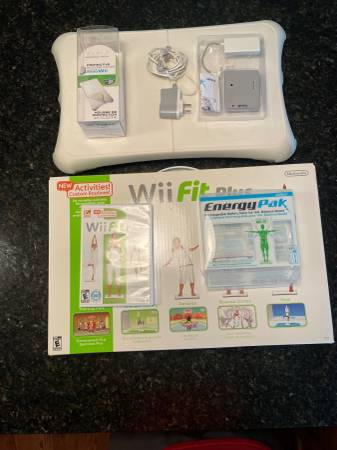 Wii Fit Board, Game, and Accessories 1