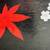 Handmade Japanese  Black Lacquer Tray - Floral and Maple Leaf Design 11 thumbnail