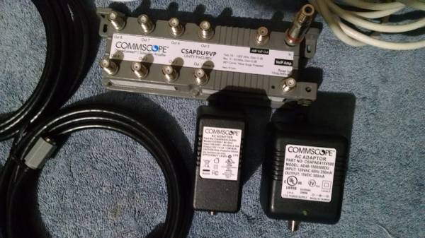 Commscope Passive VoIP Amplifier+AC Adapters+Co-ax Cables *$ Drop* - $10 (Boston and Northward)63471243075331121