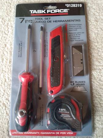7 pc Tool Set - Brand New 1