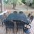 Hanamint Tuscany Luxury Patio Square Table 60"×60" w/ 8 Chairs. CAST - 7 thumbnail