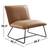 LIKE NEW CORVUS SOLWAY OVERSIZE BONDED LEATHER LOUNGE SLIPPER CHAIR 12 thumbnail
