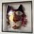 ONE OF A KIND  FRAMED CAT FOLK ART 3 thumbnail