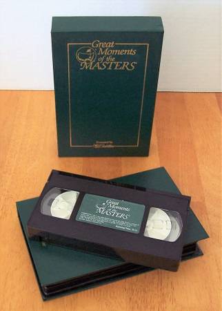 VHS Tape Great Moments Of The Masters Golf Tournament c