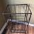 Wine Station Brown Metal 4 Tier Wine Bottle and Top Holds Glasses 3 thumbnail
