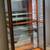 Solid Oak Curio Cabinet Sliding Door Mirror Back 1 thumbnail
