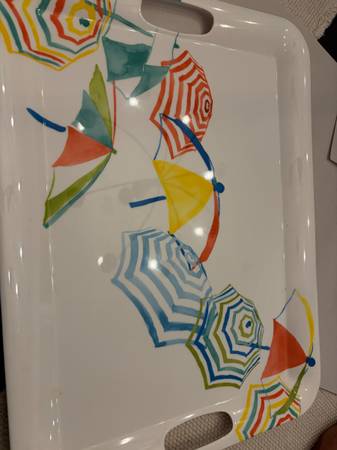 Large plastic serving platter 1