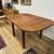 Vintage Teak Square Butterfly Leaf Dining Table 11 thumbnail