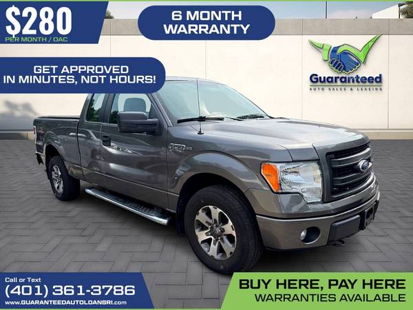$280/mo - 2014 Ford F150 F 150 F-150 STX 4x4SuperCab Styleside 65 ft S - $280 (920 Plainfield Street, Johnston, RI 02919)63470591169539122