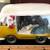 Cast Resin Display of Santa in VW KOMBI Van w/LED-lit Winter Diorama 1 thumbnail