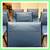 Carl Hansen & Søn Embrace Collection Blue Leather Dining Chairs, Set 6 thumbnail